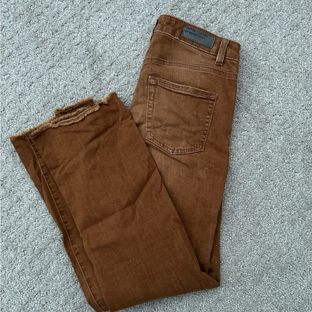 United Colors of Benetton cropped brown pants